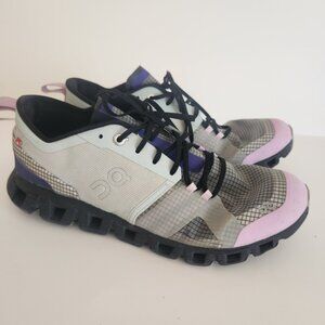 ON Running Cloud X Shift Sneakers Women's Running Shoes Athletic Gray‎ Purple 9